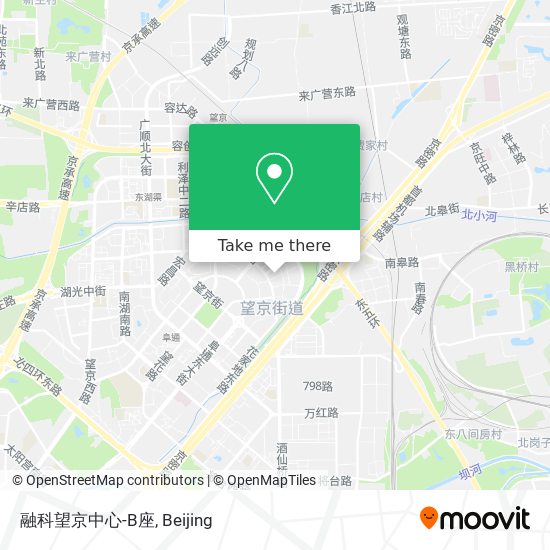 融科望京中心-B座 map