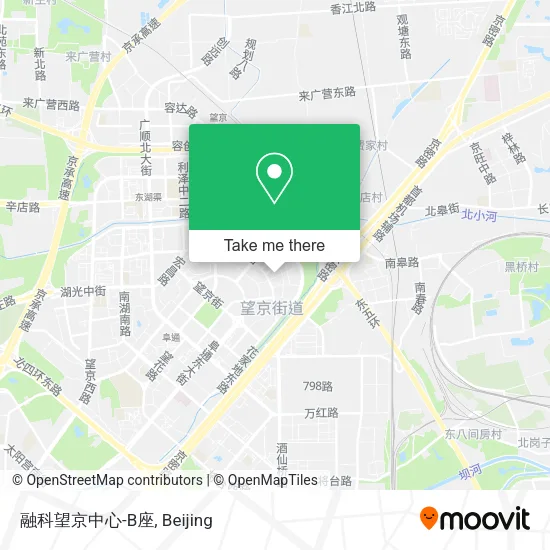 融科望京中心-B座 map