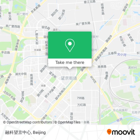 融科望京中心 map