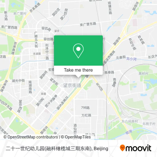 二十一世纪幼儿园(融科橄榄城三期东南) map