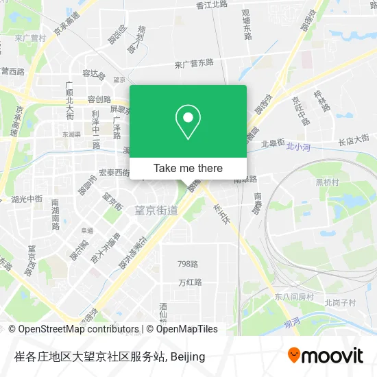 崔各庄地区大望京社区服务站 map