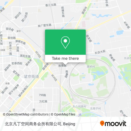 北京凡丁空间商务会所有限公司 map