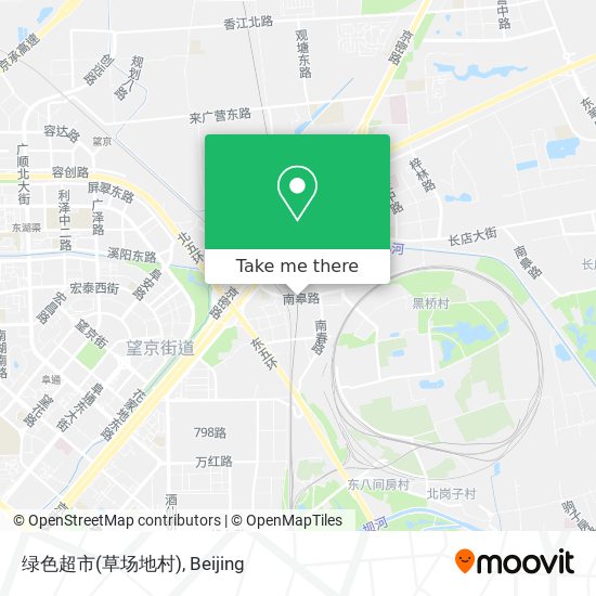 绿色超市(草场地村) map