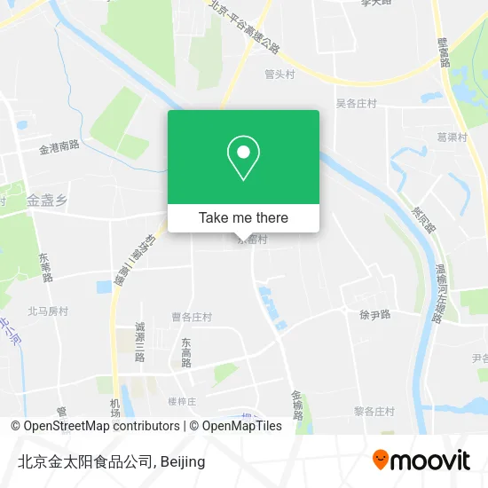 北京金太阳食品公司 map