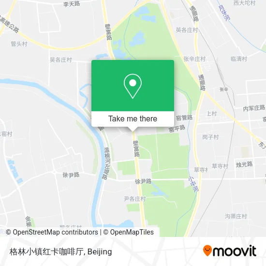 格林小镇红卡咖啡厅 map