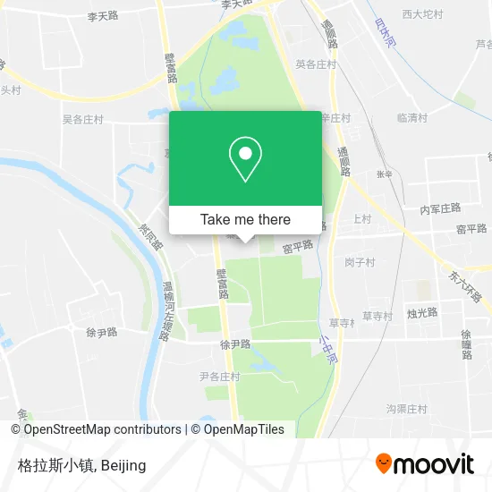 格拉斯小镇 map
