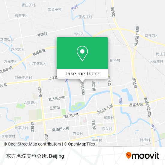 东方名瑗美容会所 map