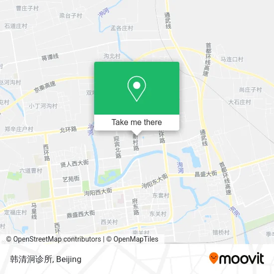 韩清洞诊所 map