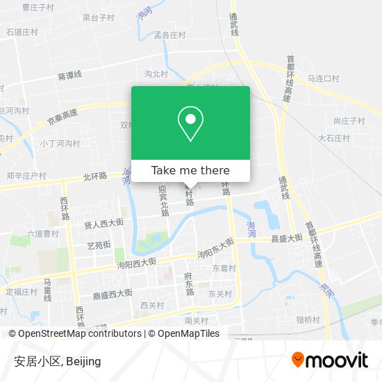 安居小区 map