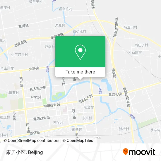 康居小区 map