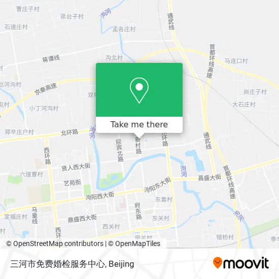 三河市免费婚检服务中心 map
