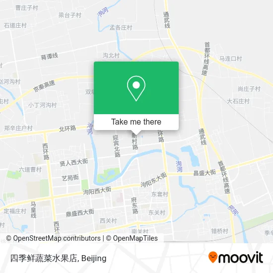 四季鲜蔬菜水果店 map