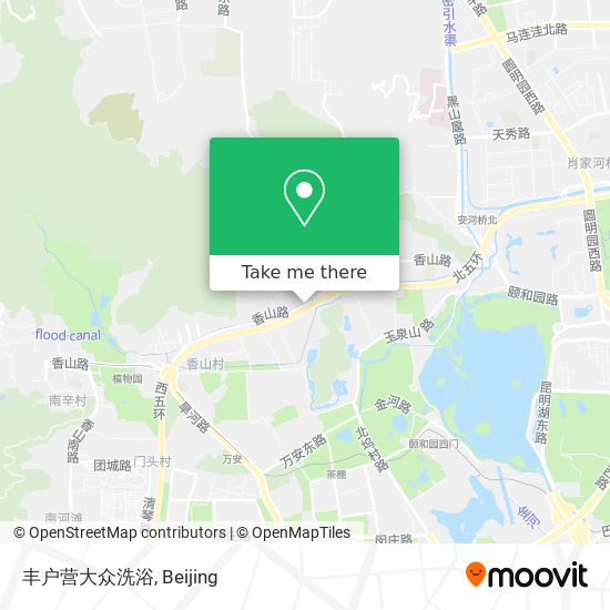 丰户营大众洗浴 map