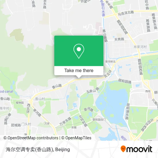 海尔空调专卖(香山路) map