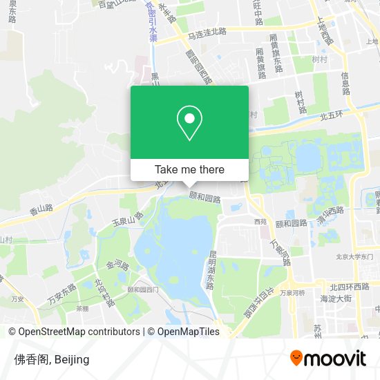 佛香阁 map