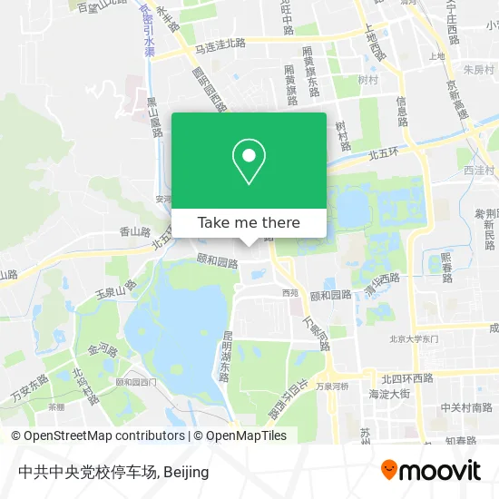 中共中央党校停车场 map
