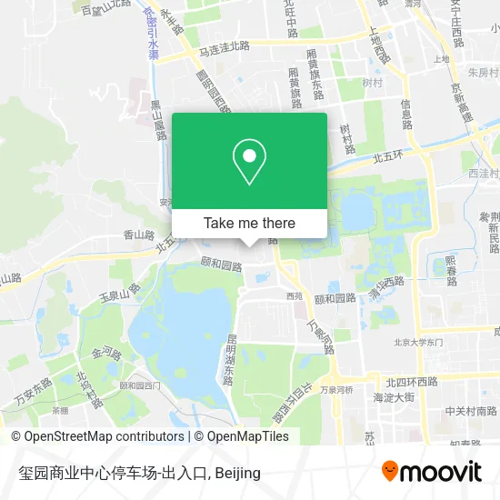 玺园商业中心停车场-出入口 map