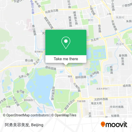 阿勇美容美发 map