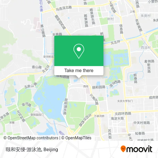 颐和安缦-游泳池 map