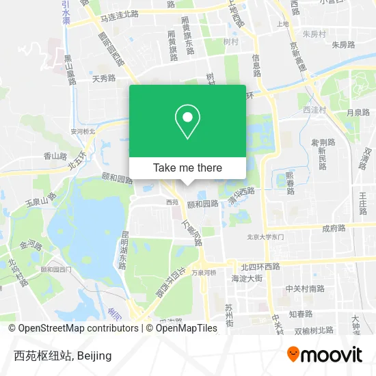 西苑枢纽站 map