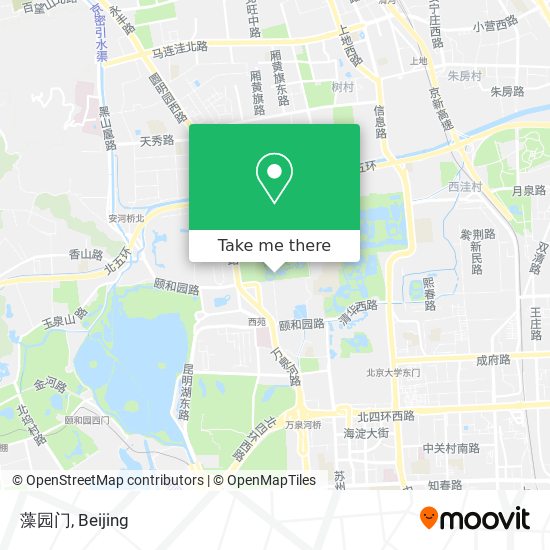 藻园门 map