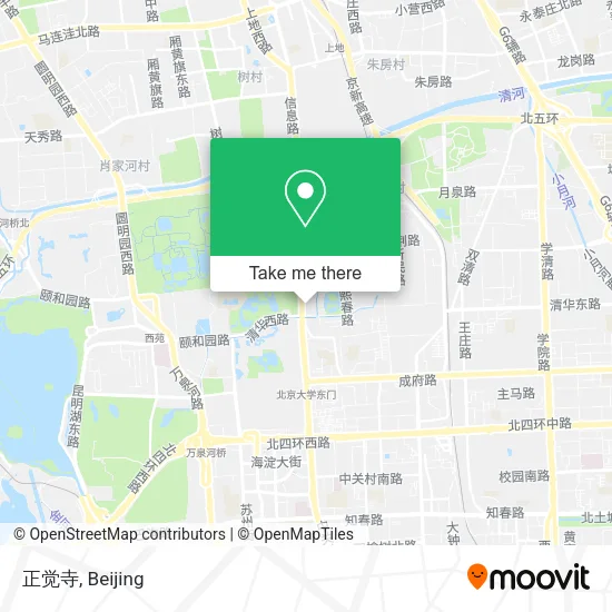 正觉寺 map
