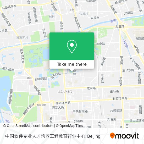 中国软件专业人才培养工程教育行业中心 map