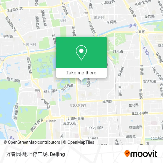 万春园-地上停车场 map