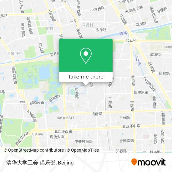 清华大学工会-俱乐部 map