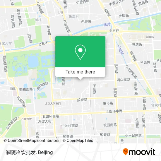 澜院冷饮批发 map