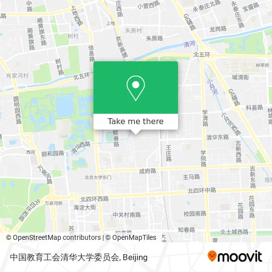 中国教育工会清华大学委员会 map
