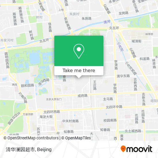 清华澜园超市 map