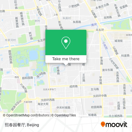 熙春园餐厅 map