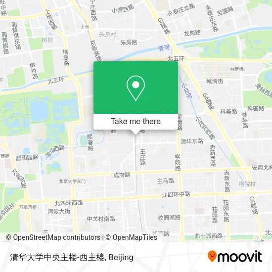 清华大学中央主楼-西主楼 map