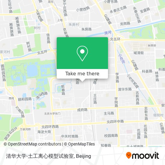清华大学-土工离心模型试验室 map