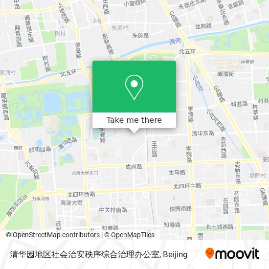 清华园地区社会治安秩序综合治理办公室 map