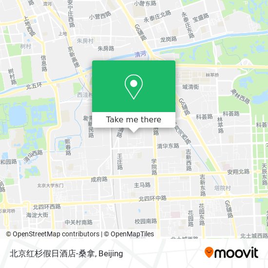 北京红杉假日酒店-桑拿 map
