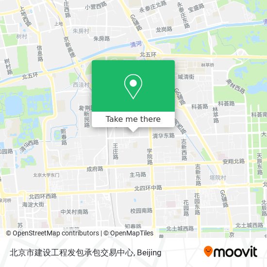 北京市建设工程发包承包交易中心 map