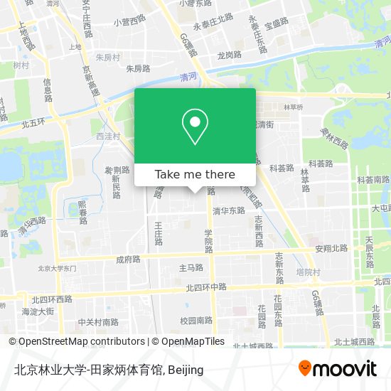 北京林业大学-田家炳体育馆 map