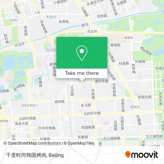 千度时尚韩国烤肉 map