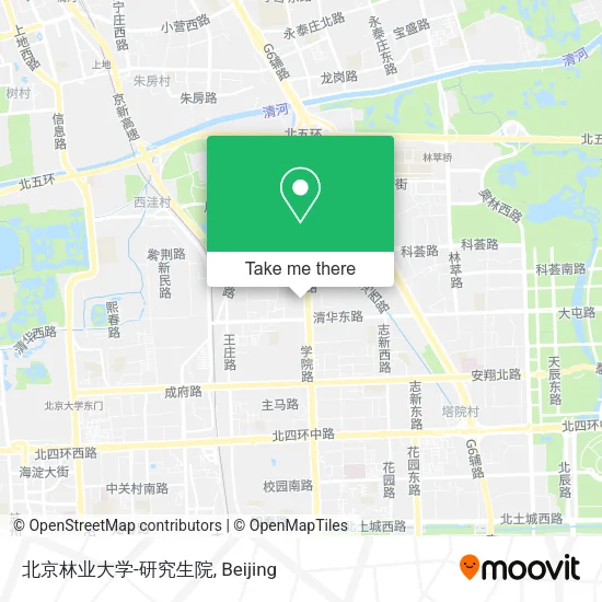 北京林业大学-研究生院 map