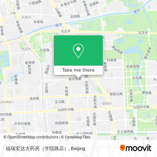 福瑞宏达大药房（学院路店） map