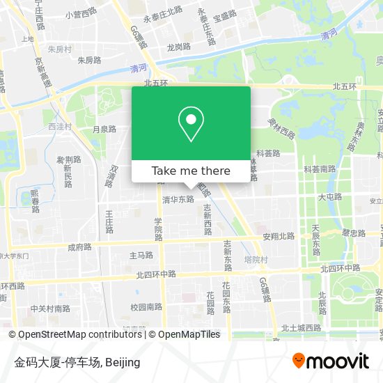 金码大厦-停车场 map