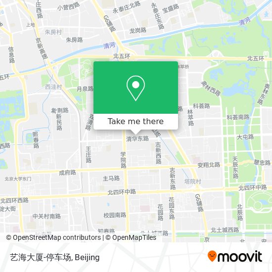 艺海大厦-停车场 map