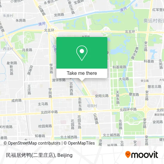 民福居烤鸭(二里庄店) map