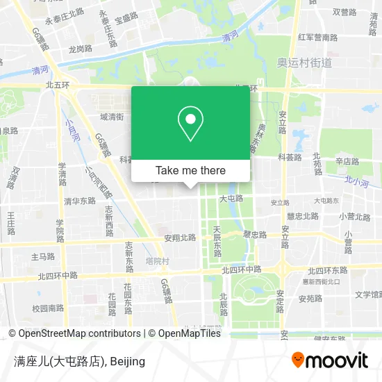 满座儿(大屯路店) map