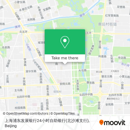 上海浦东发展银行24小时自助银行(北沙滩支行) map