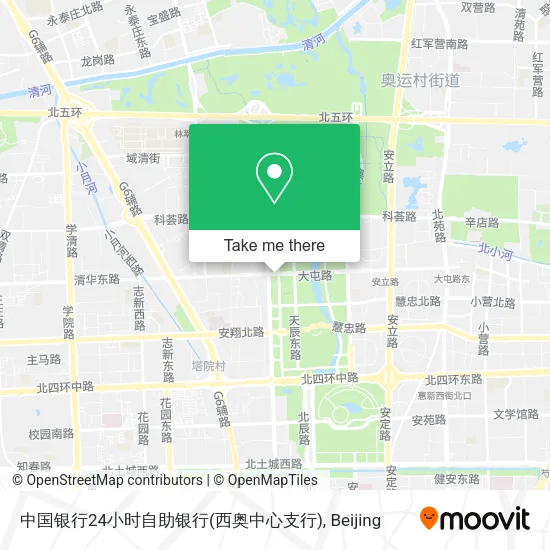 中国银行24小时自助银行(西奥中心支行) map