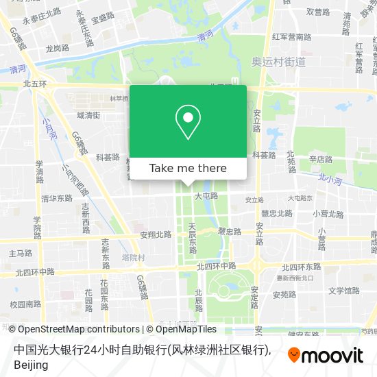 中国光大银行24小时自助银行(风林绿洲社区银行) map
