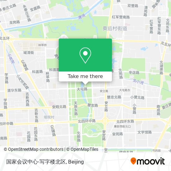 国家会议中心-写字楼北区 map